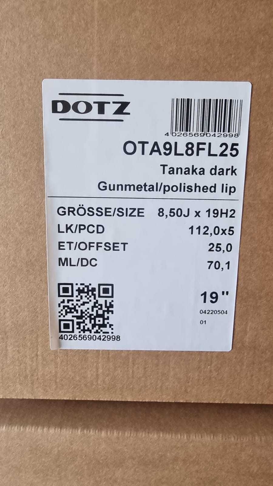 NOWE ALUFELGI 19" AUDI A4 S4 RS4 8E B8 - 57.1 5x112 Grafit Poler