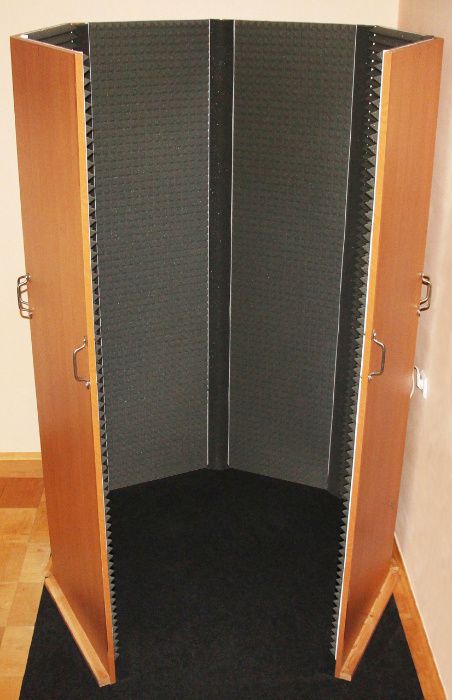 Kabina wokalna / kabina dla wokalistów / panele akustyczne