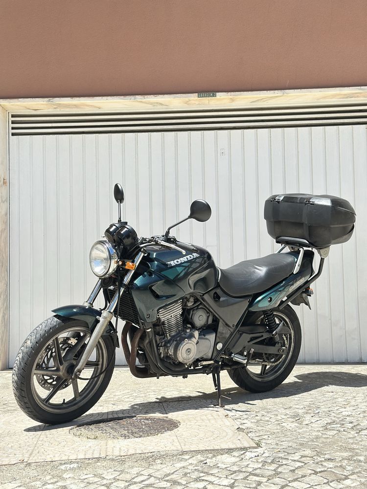 Honda CB 500 Alarme e Top Case