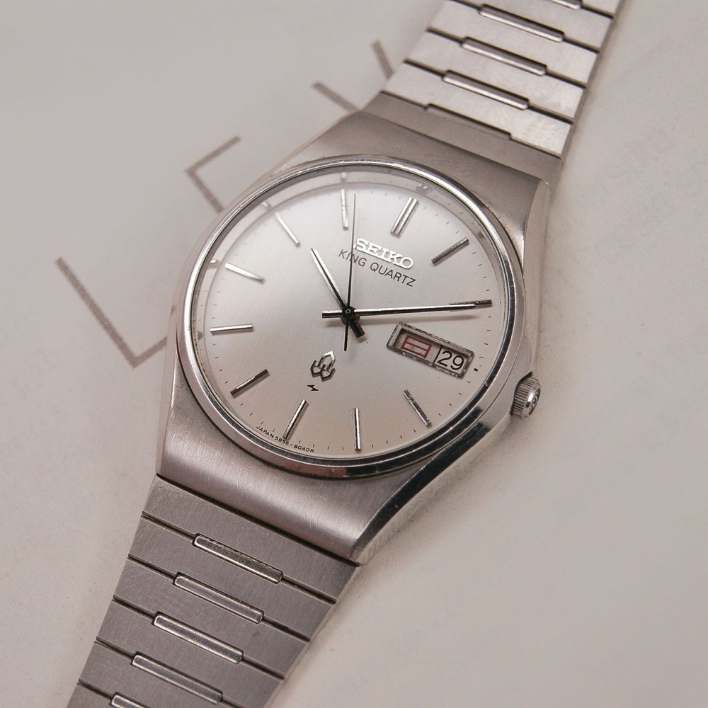 Vintage zegarek Seiko King Quartz z 10.1977