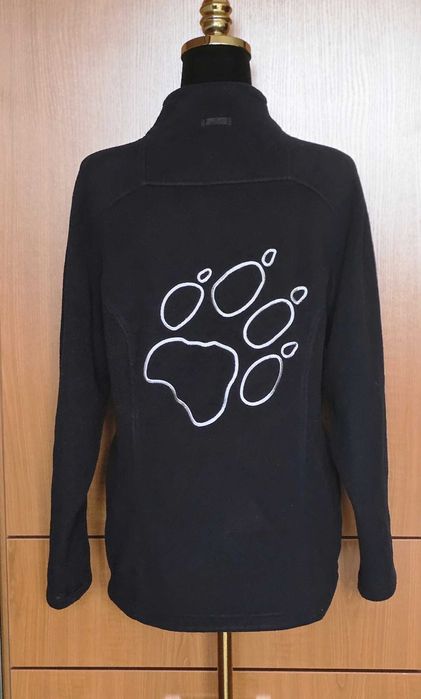 Bluza polarowa *Jack Wolfskin* unisex, czarna roz. M