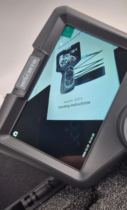 Kamera endoskopowa inspekcyjna obrotowa 5m ekran LCD 5"