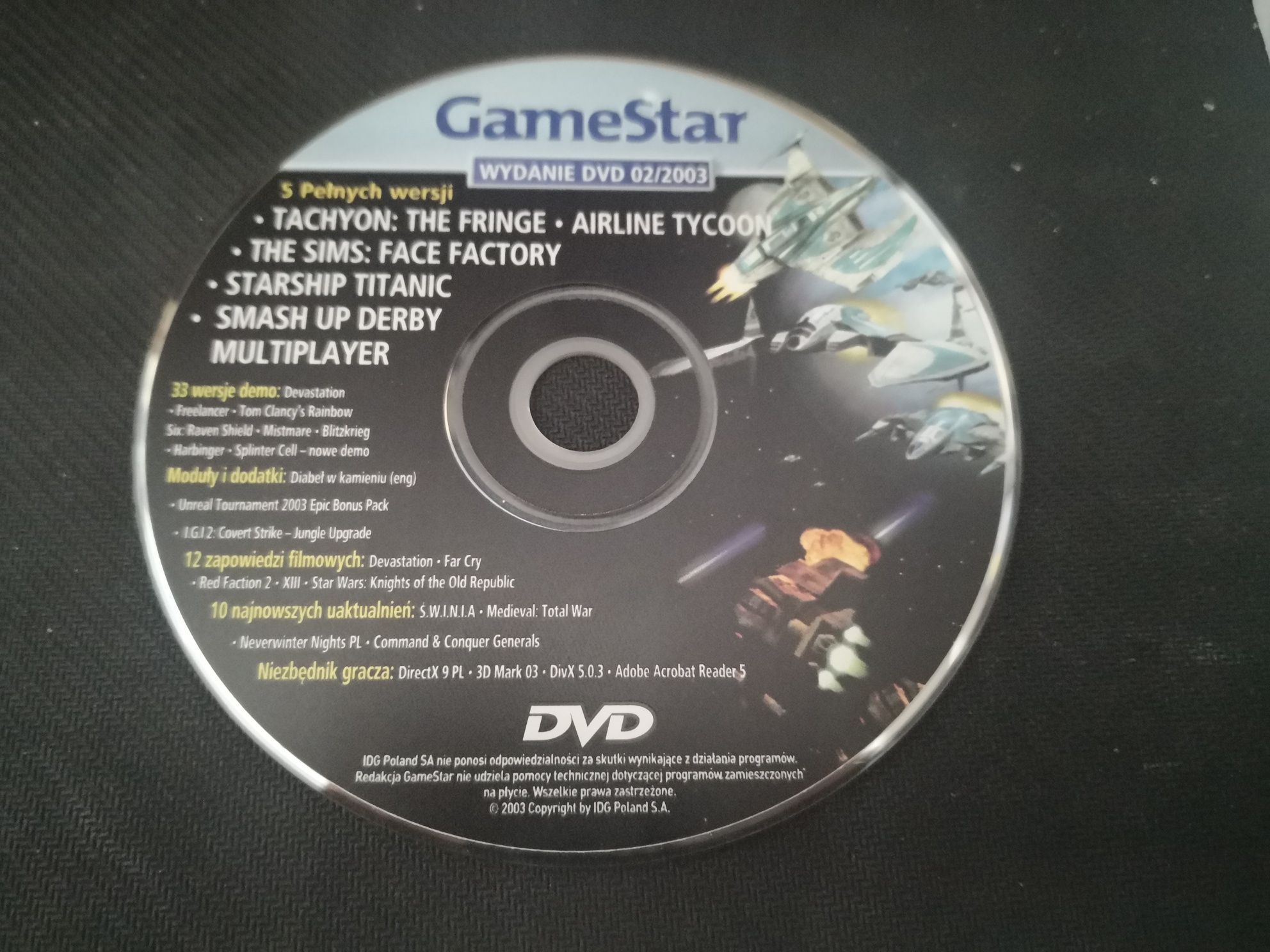 GameStar DVD 02/2003 : 5 gier: Airline Tycoon, The Sims Face Factory
