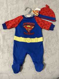 Новий костюм Супермена SuperBaby Supermen для ньюборн фото