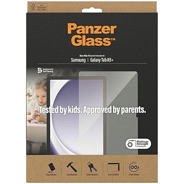 Szkło hartowane PanzerGlass Ultra-Wide Fit na Samsung Galaxy Tab A9+