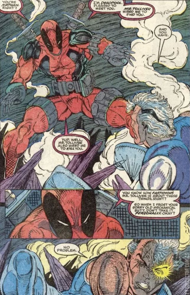New Mutants #98 (Facsimile 2023). 1st appearance of Deadpool