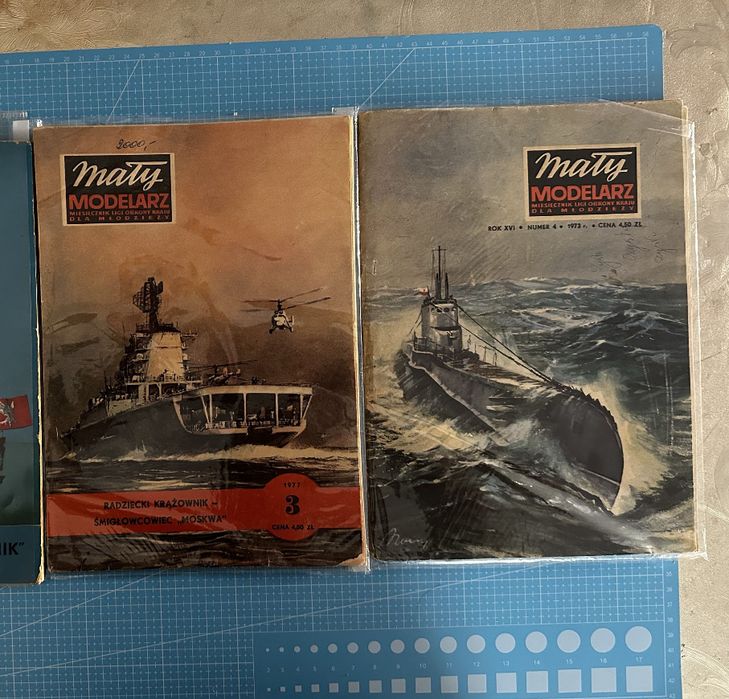 Mały Modelarz - 2 szt. ORP Orzeł oraz Moskwa