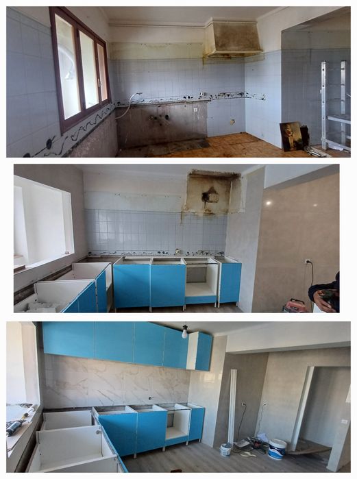 Pladur, pavimento cerâmico, flutuante todo tipo de remodelação