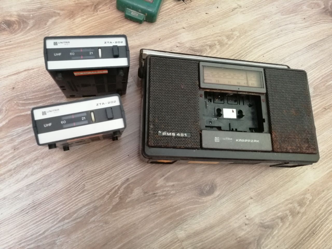2xPrzystawka telewizyjna Unitra+Radio Kasprzak
