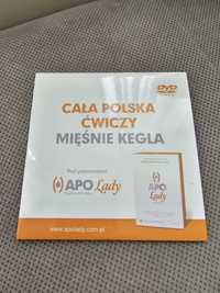 Płyta DVD APOLady " Cała Polska ćwiczy mięśnie kegla" / NOWA