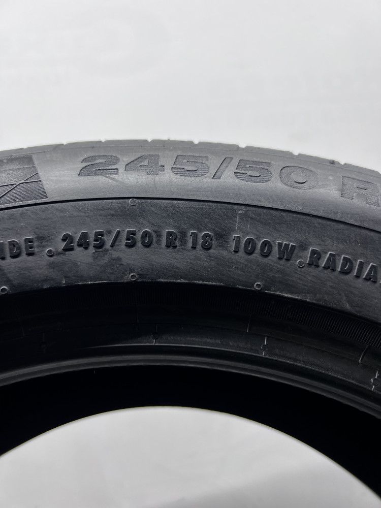 2шт літо 245/50/R18 2021р Continental Conti Sport Contact 5