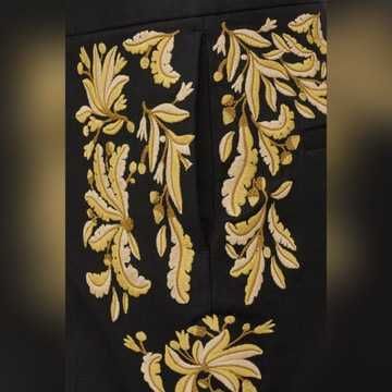 Giambattista Valli H&M spodnie  wyszywane  unisex 46
