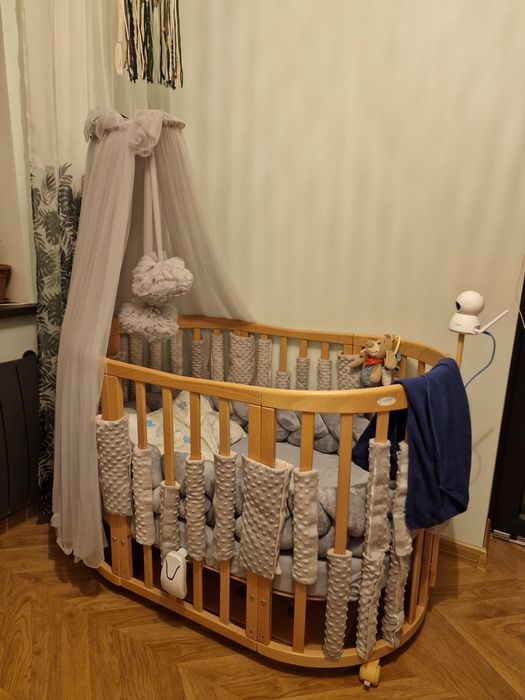 Łóżeczko Waldin owalne