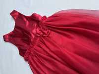 Sukienka czerwona rozm 98