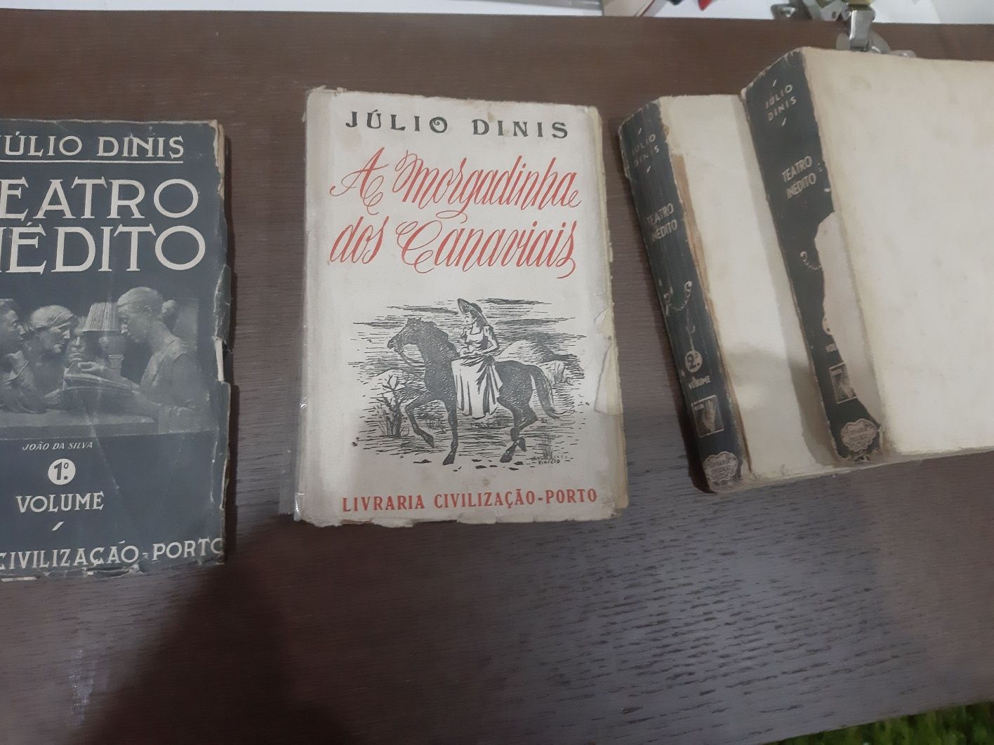 Livros antigos Júlio Dinis