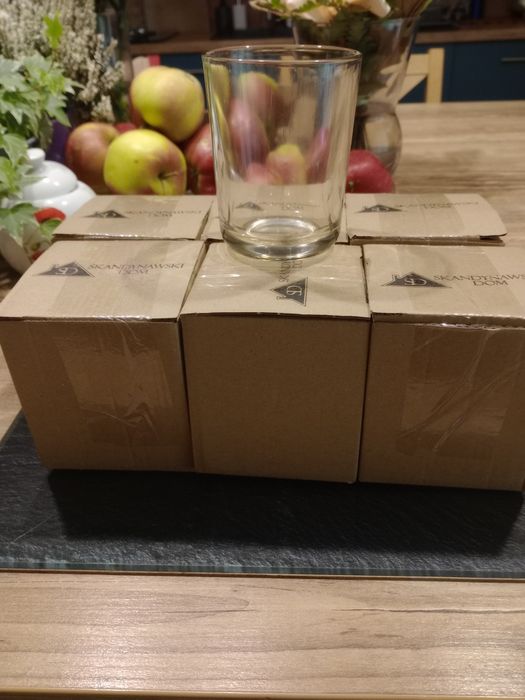 szklanki z grubego szkła zestaw 6 szt.
