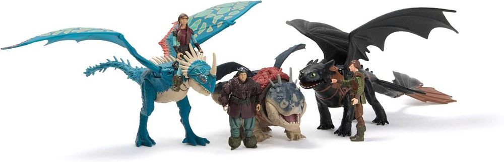 Dreamworks Dragons How to Train Your Dragon Deadly Nadder and Astrid