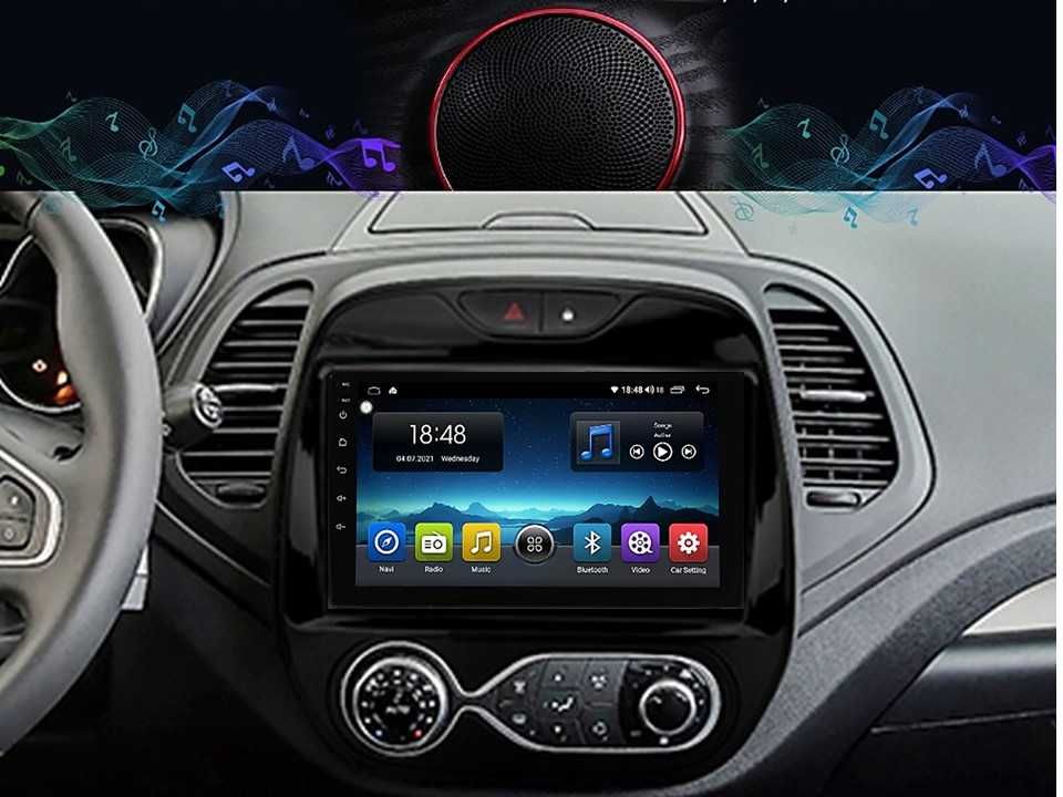 Radio samochodowe Android Renault Captur,Clio (9" Auto AC, UV) 2013-17