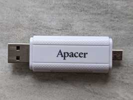 Кардридер USB 2.0/micro-USB Apacer AM702 OTG (APAM702W-1)