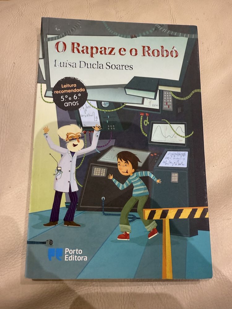 Livro “O Rapaz e o Robô” – Leitura recomendada 5.º ano (como novo)