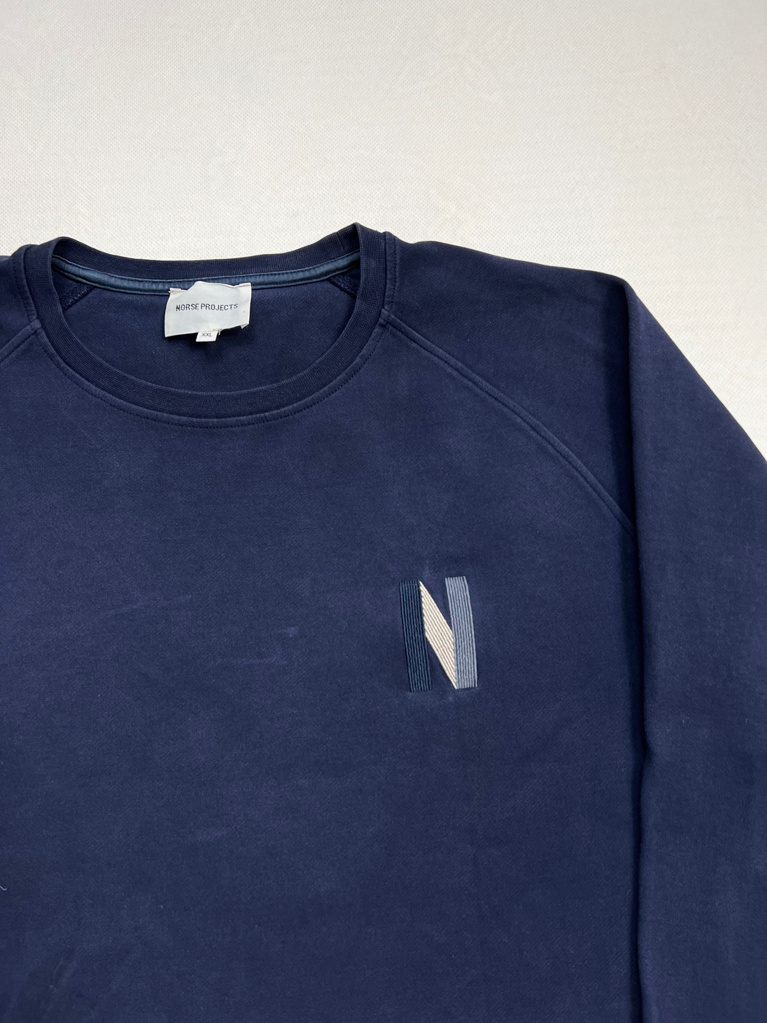 Bluza Norse Project small logo navy