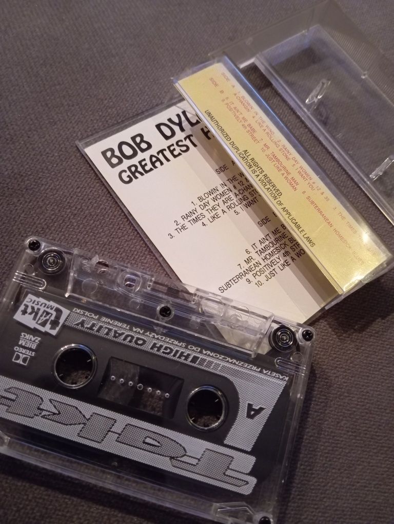 Bob Dylan Greatest Hits kaseta magnetofonowa