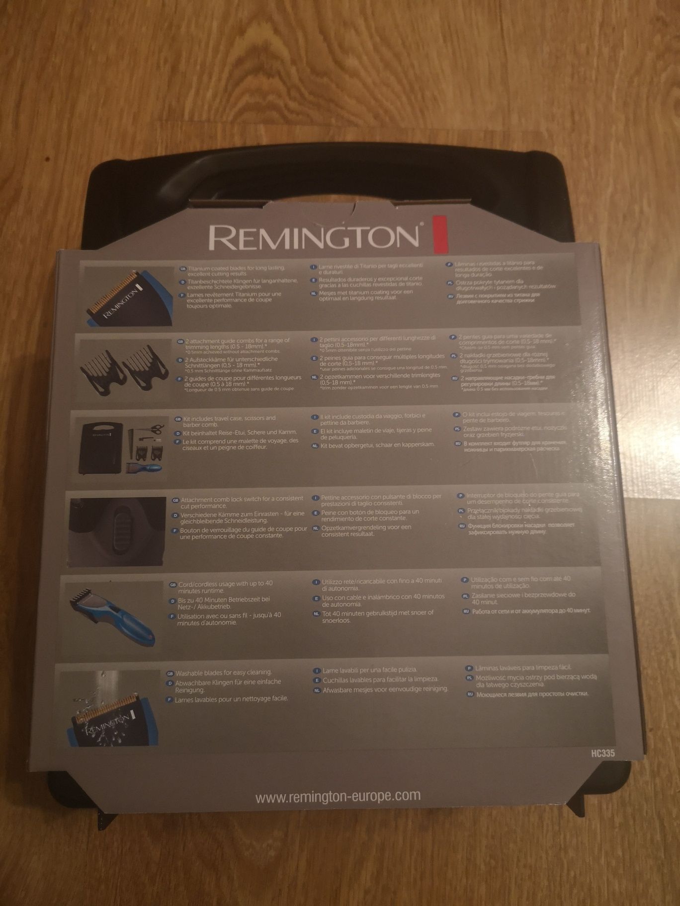 Maszynka do włosów Remington nowa Titanum hair clipper na prezent