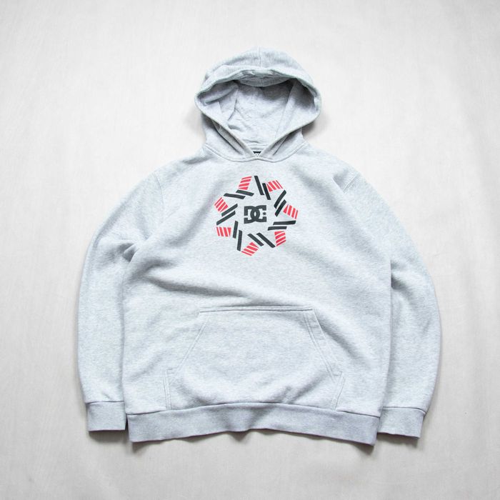 DC hoodie bluza z kapturem z logo L/XL slim
