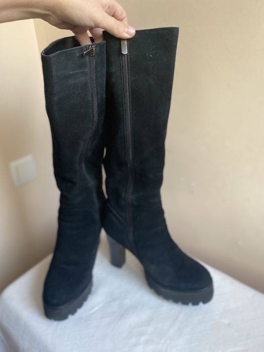 Замшеві зимові черевики Fabio Monelli