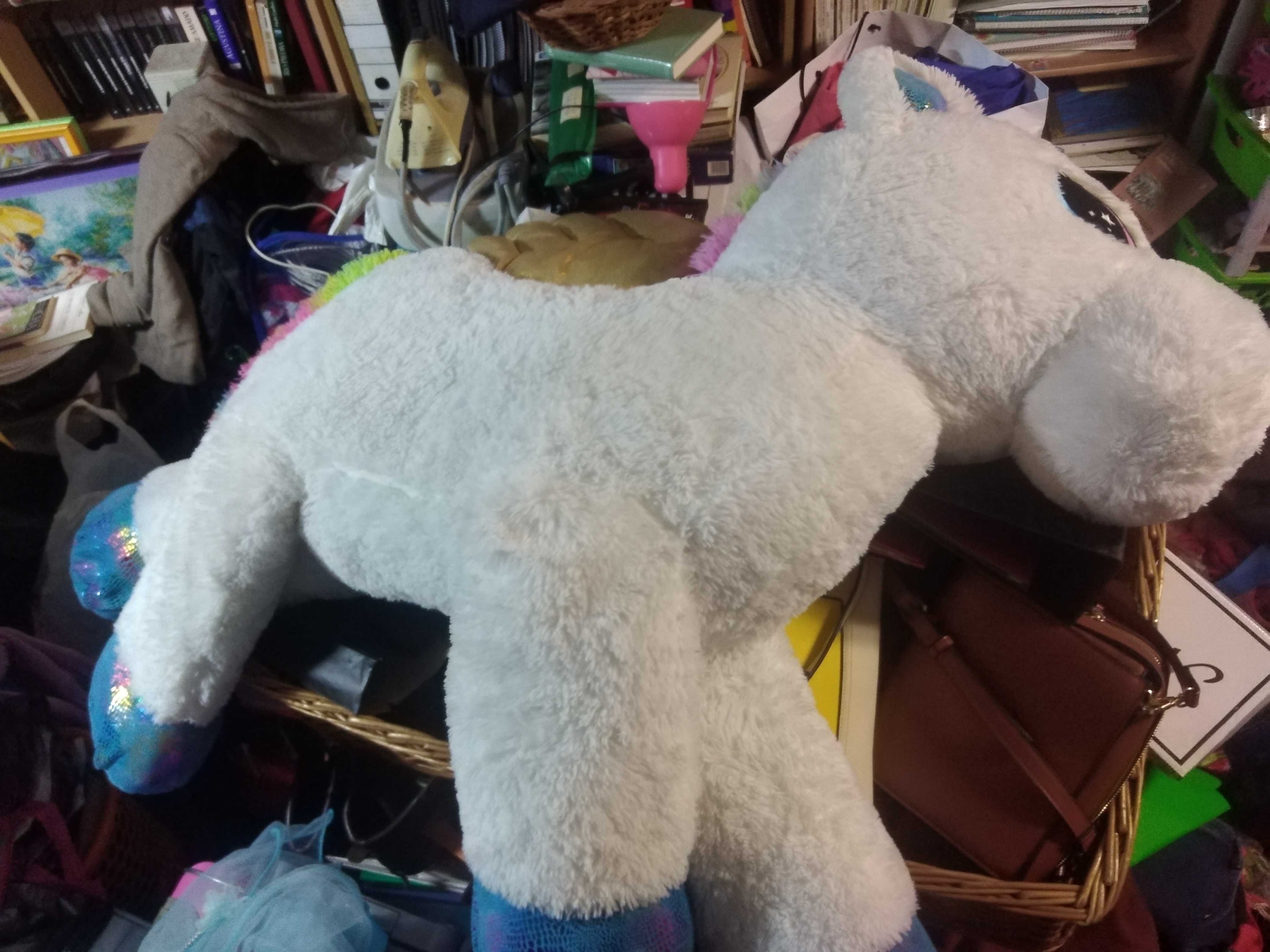 peluche unicornio alado grande