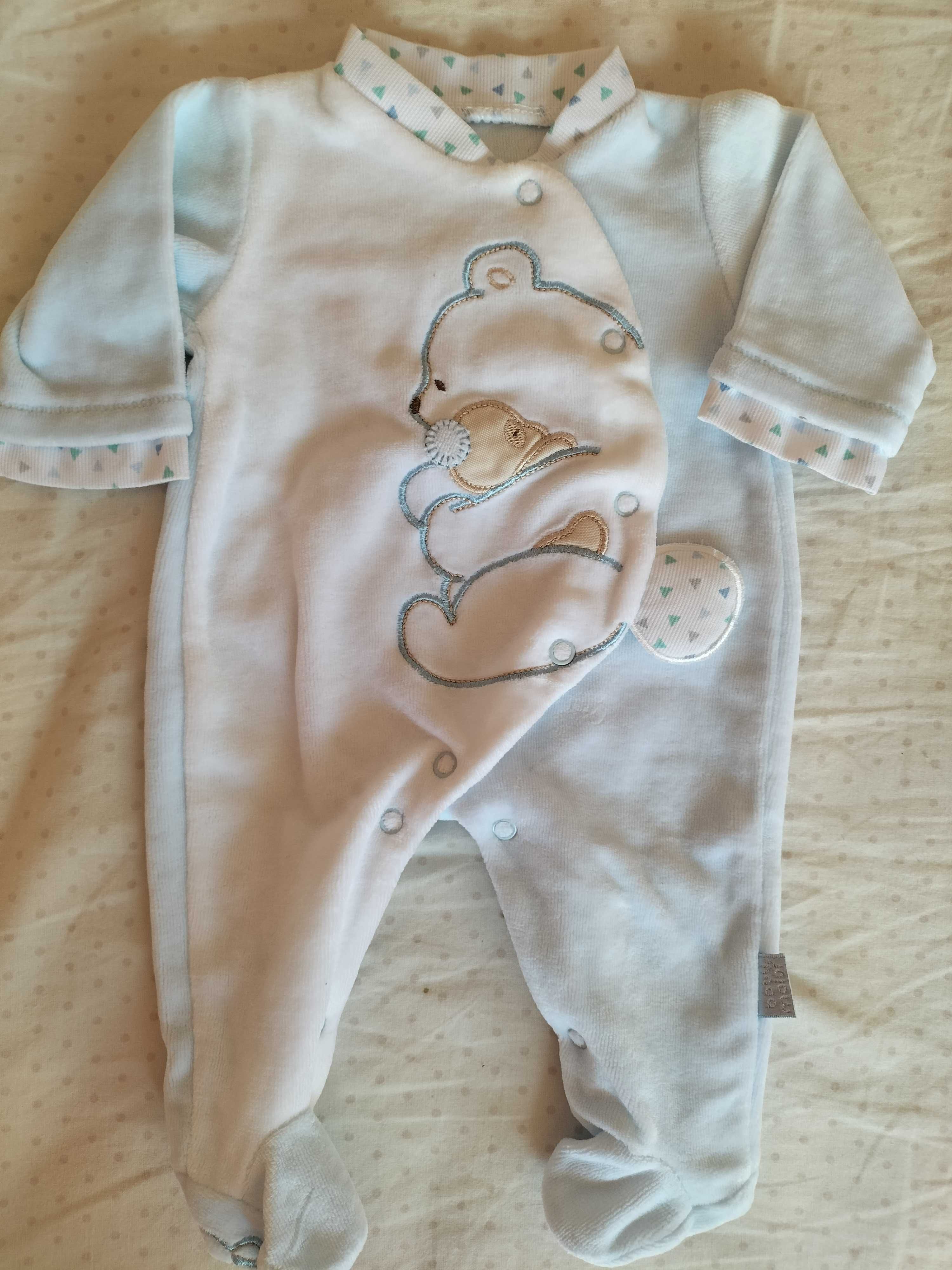 Pijama polar ursinho 1m