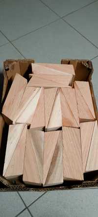 Kliny bukowe do montażu stolarki lub rozłupywania drewna