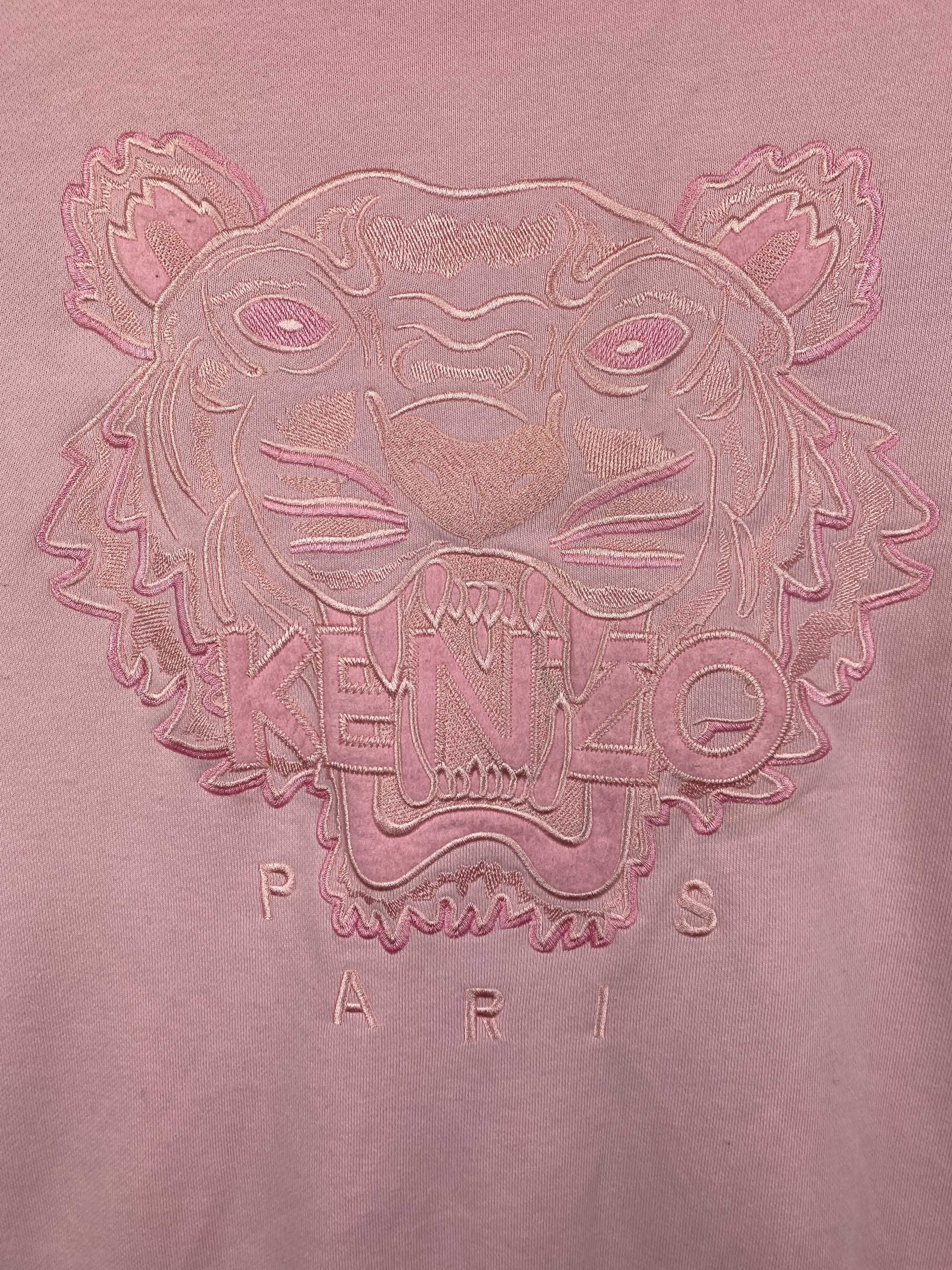 Bluza kenzo jungle różowa tygrys premium brand crewneck