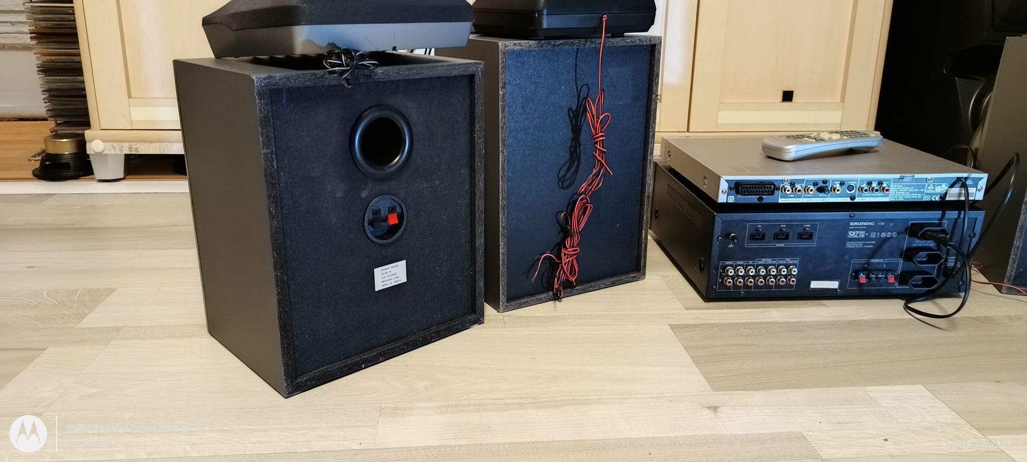 Wzmacniacz stereo Grundig V 101 A dvd,CD, mp3 zestaw głośników