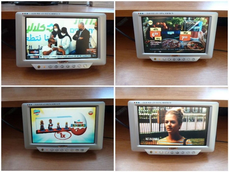 TV & MONITOR, 7" LCD Color.