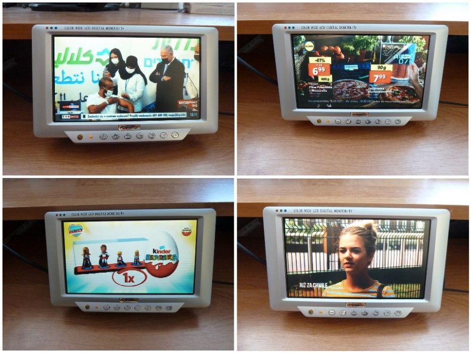 TV & MONITOR, 7" LCD Color, Nowy.