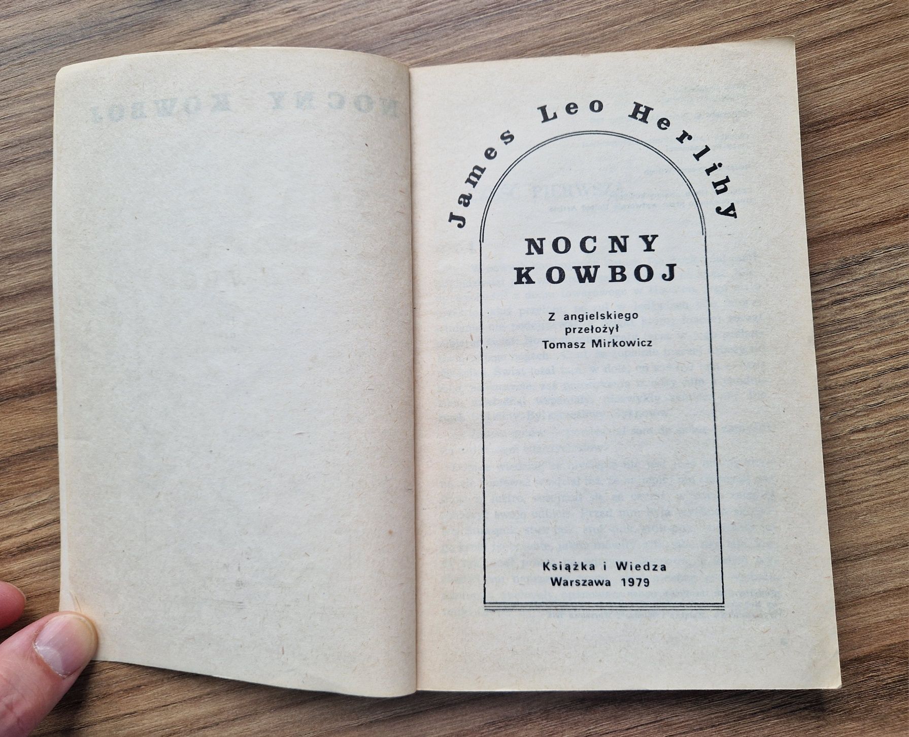 Nocny kowboj - James Leo Herlihy