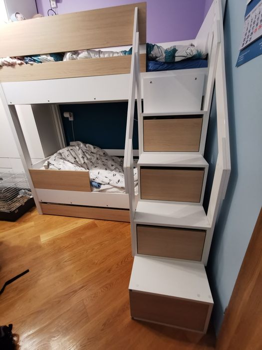 Łóżko dziecięce piętrowe 180cm