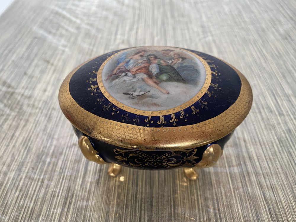 Caixa de porcelana vitage