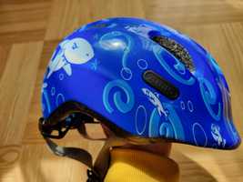 Kask dziecięcy Abus Smiley 2.0 Sharky, rekiny  45-50 cm.