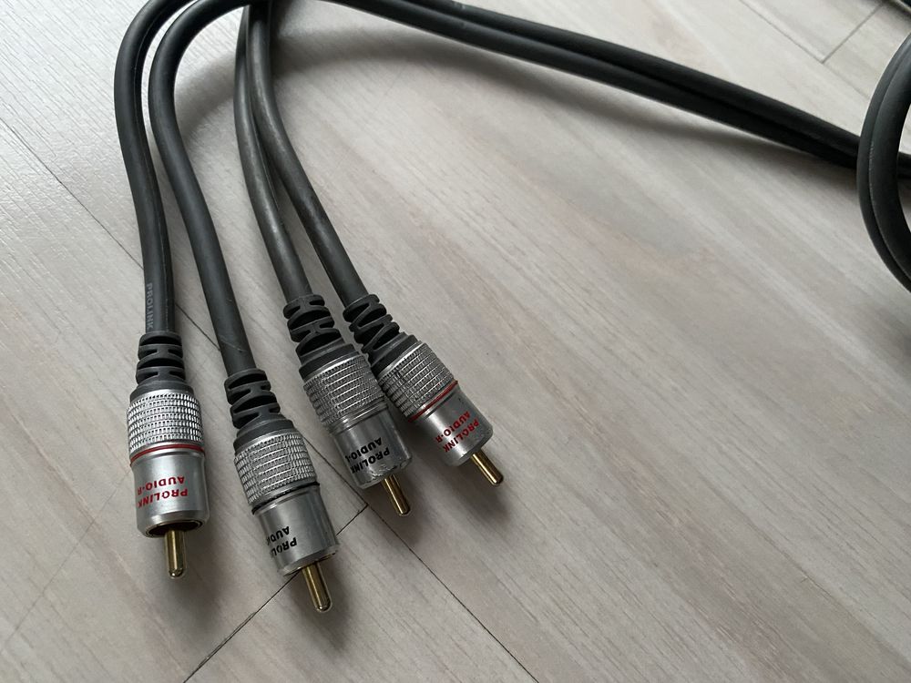 Przewód audio PROLINK Hi End OFC Coaxial pozłacany 5 metrów