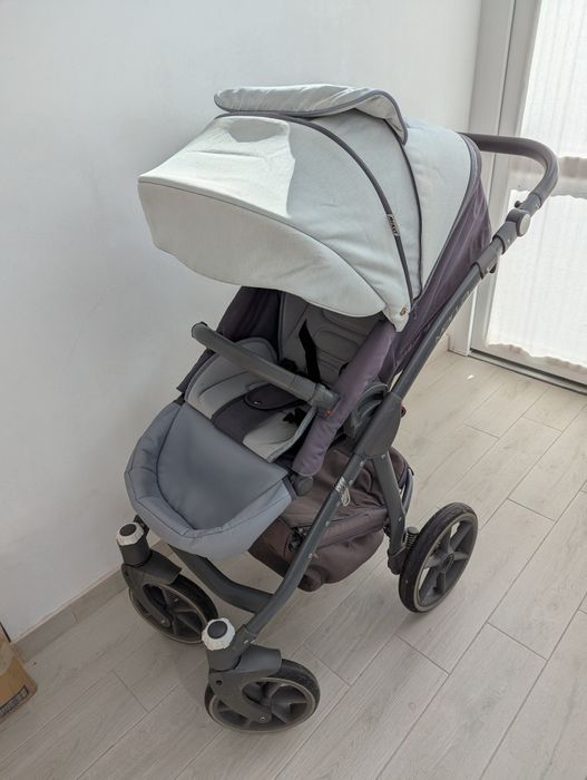 Возик Riko Marla 2 в 1, світло сірого кольору