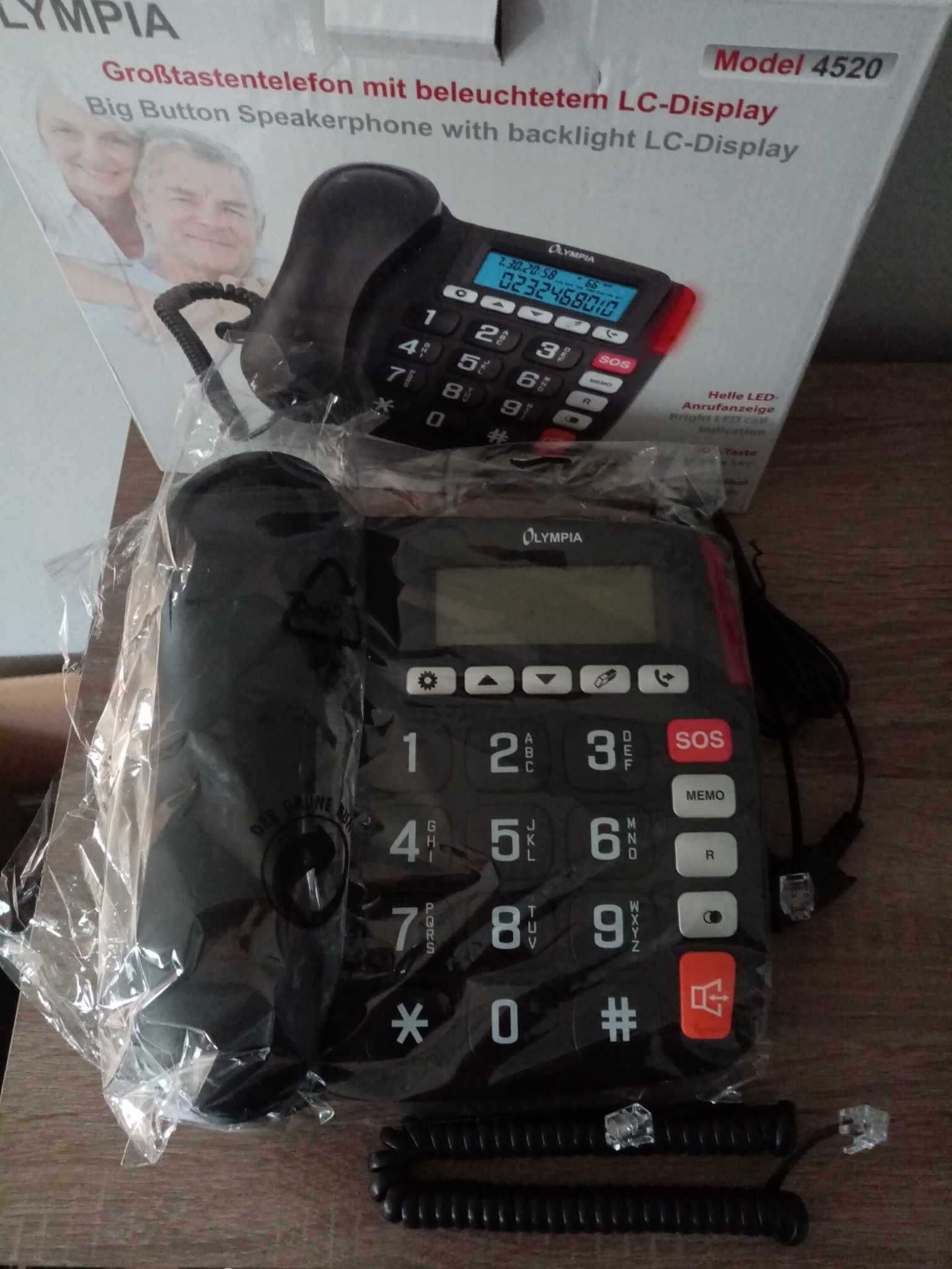 Telefon Przewodowy stacjonarny Olympia