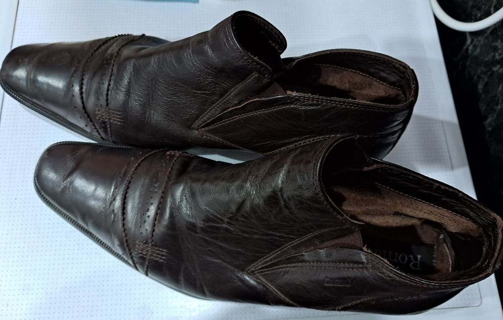 Мужские ботинки (челси), кожа,р.43