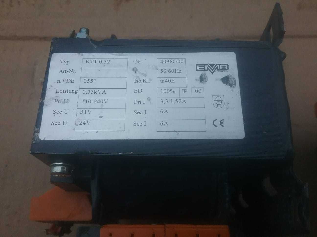 Transformator EMB typ KTT 0,32
