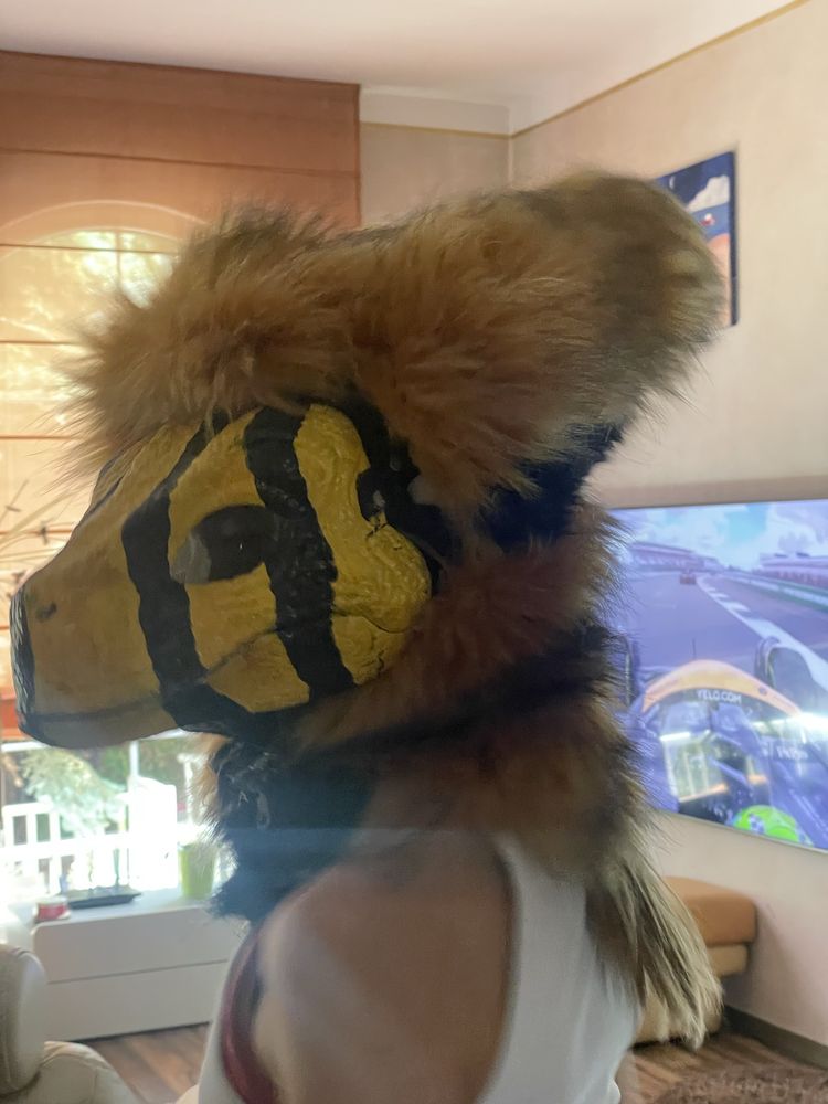Dino maska furry fursuit mask