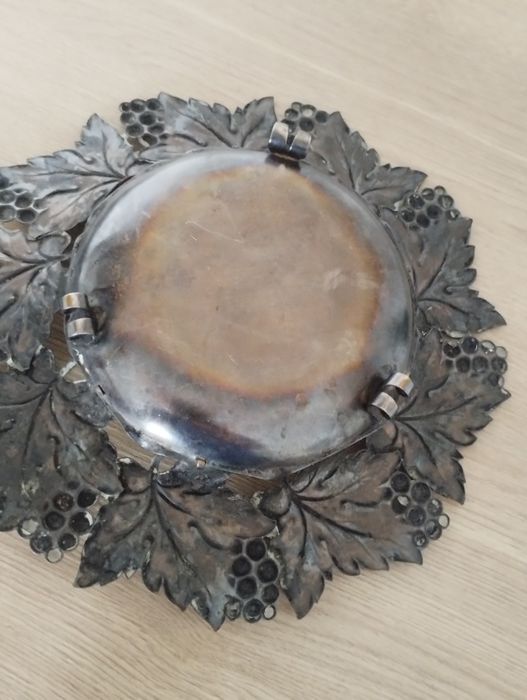 Piękna platerowana Patera