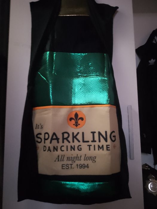 Super strój damski na imprezę Sylwestrową SZAMPAN