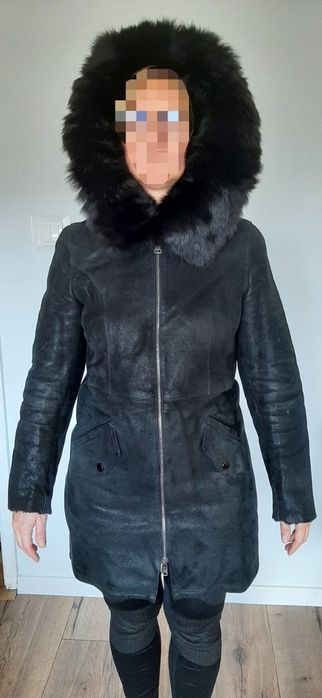 Kożuch naturalny parka