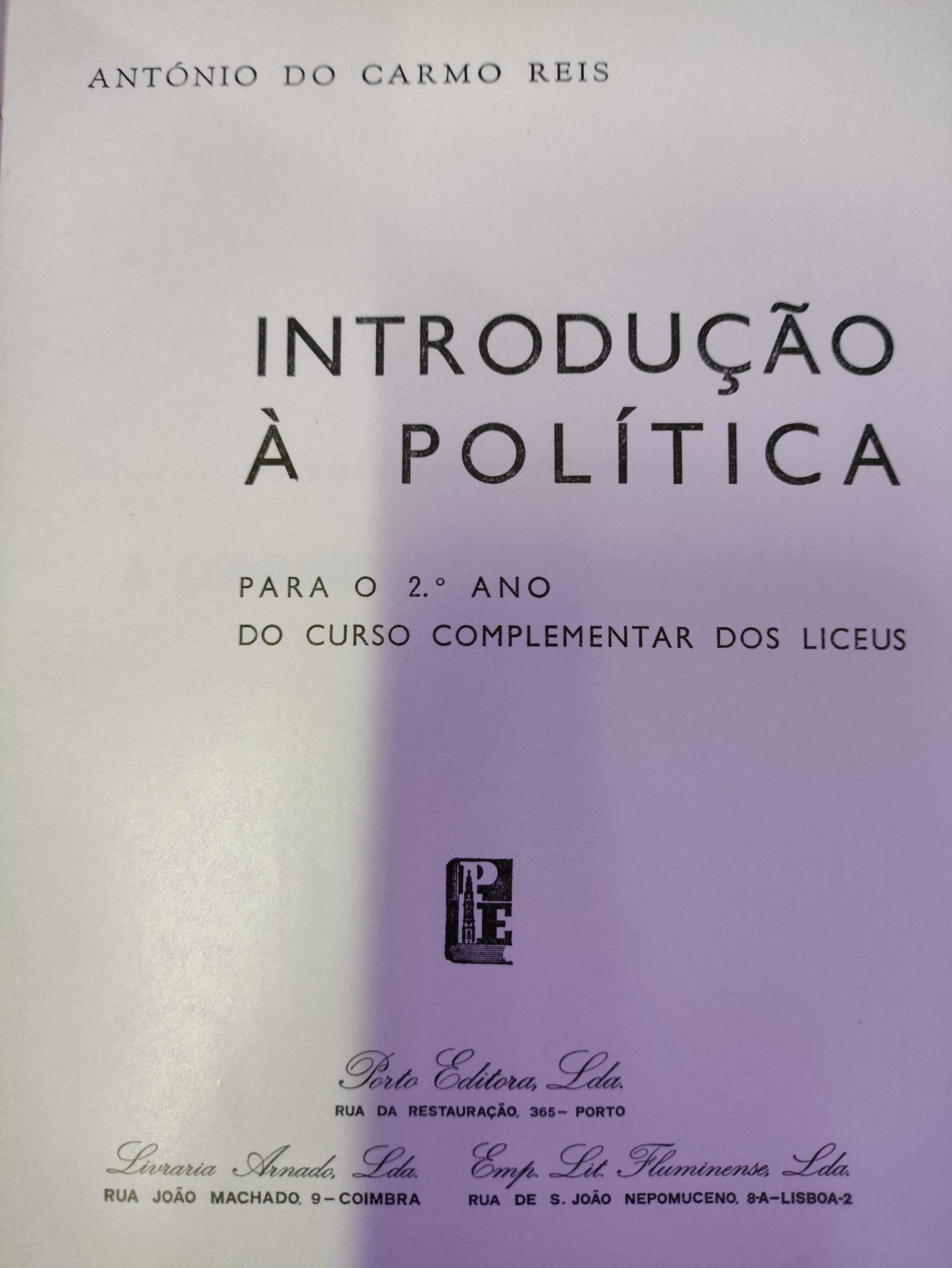 2 Livros Introdução à Política